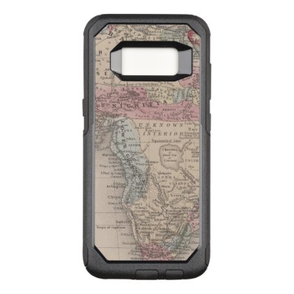 Map of Africa with St Helena OtterBox Commuter Samsung Galaxy S8 Case