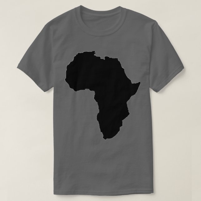 Map of African Continent 2 T-Shirt (Design Front)