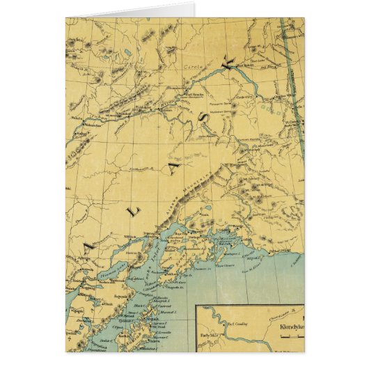 Map Of Alaska Cards (Front)