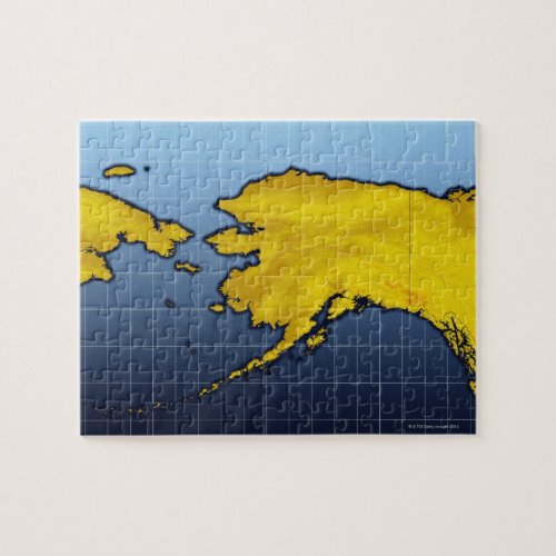 Map of Alaska Jigsaw Puzzle