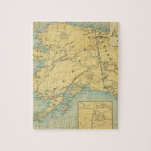 Map Of Alaska Jigsaw Puzzle