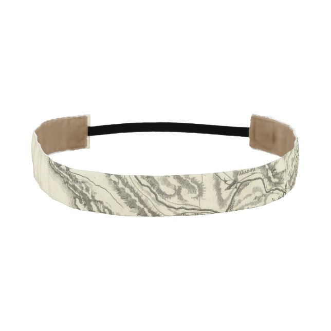 Map of Albania Athletic Headband (Front)
