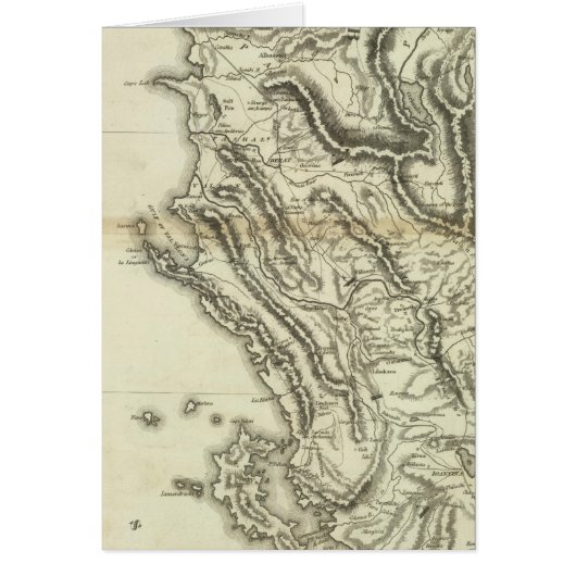 Map of Albania Cards (Front)