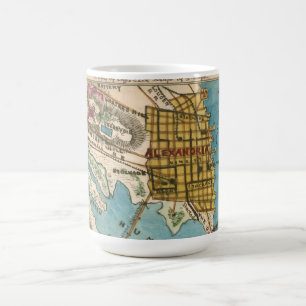 Map of Alexandria VA and Neighbor Cities Coffee Mug