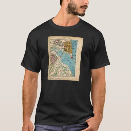 Map of Alexandria VA and Neighbor Cities T_Shirt