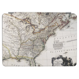 MAP OF AMERICA, 1809 iPad AIR COVER