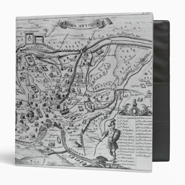 Map of Ancient Rome Binder (Front/Inside)