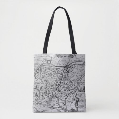 Map of Ancient Rome Tote Bag
