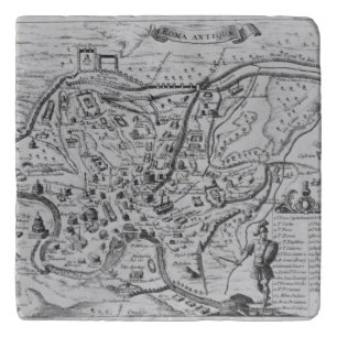 Map of Ancient Rome Trivet