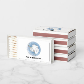 Map Of Antarctica Geography Matchboxes