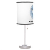 Map Of Antarctica Geography Table Lamp (Left)