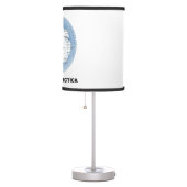 Map Of Antarctica Geography Table Lamp (Right)