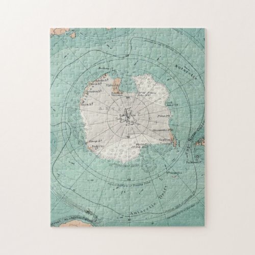 Map of Antarctica Jigsaw Puzzle