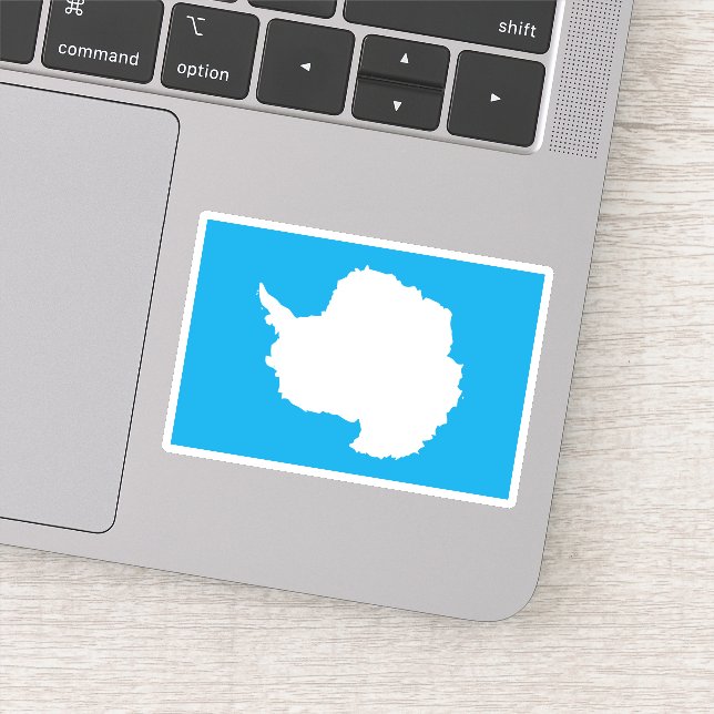 Map of Antarctica Sticker (Detail)