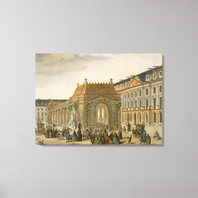 Map of Arras, from 'Civitates Orbis Terrarum' by G Canvas Print (Front)