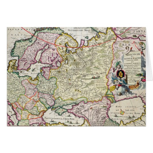 Map of Asia Minor Cards (Front Horizontal)