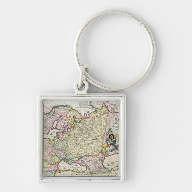 Map of Asia Minor Keychain (Front)