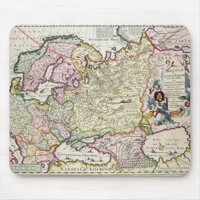 Map of Asia Minor Mouse Pad (Front)