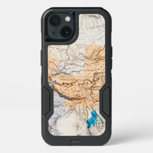 Map of Asia Time of Kublai Khan iPhone 13 Case