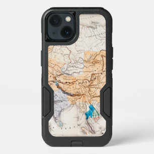 Map of Asia Time of Kublai Khan iPhone 13 Case