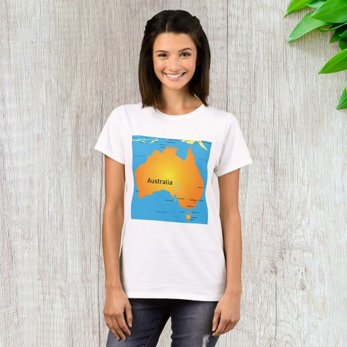 Map Of Australia T_Shirt