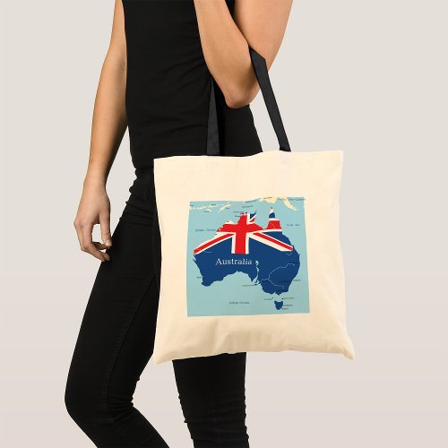 Map Of Australia Tote Bag
