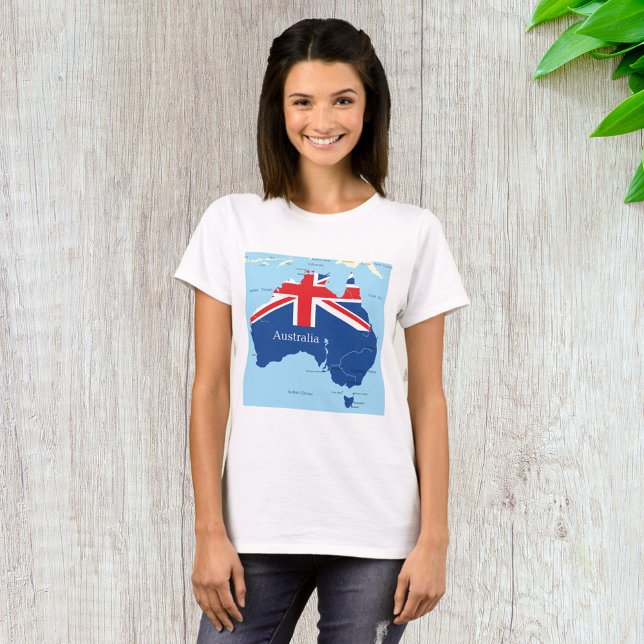 Map of Australia Womens T-Shirt (Creator Uploaded)