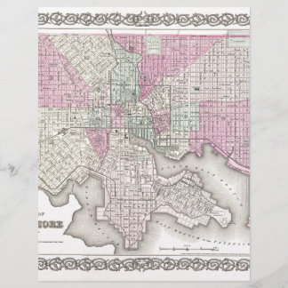Map of Baltimore Maryland
