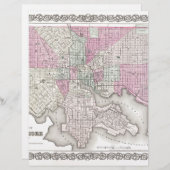 Map of Baltimore Maryland (Front/Back)