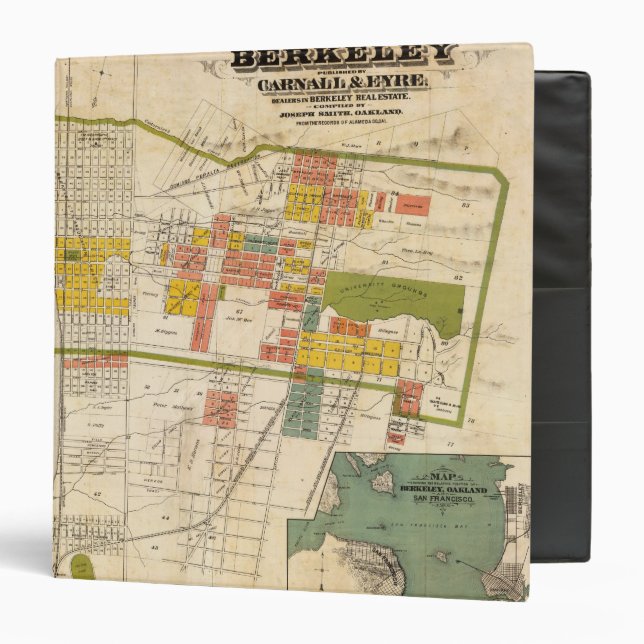 Map of Berkeley Binder (Front/Inside)