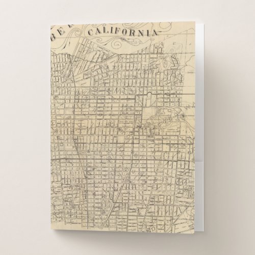 Map of Berkeley California Pocket Folder