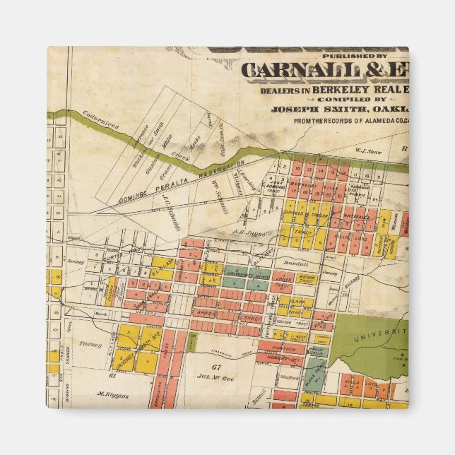 Map of Berkeley Magnet (Front)