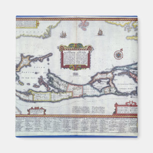 Map of Bermuda Magnet