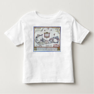 Map of Bermuda Toddler T-shirt
