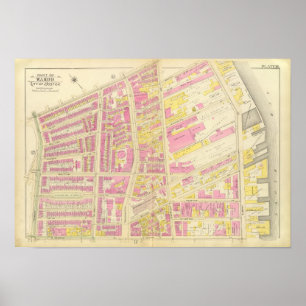 Map of Boston 8 Poster