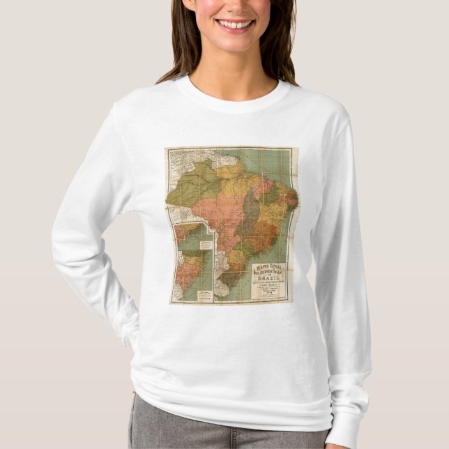 Map of Brazil T-Shirt (Front)
