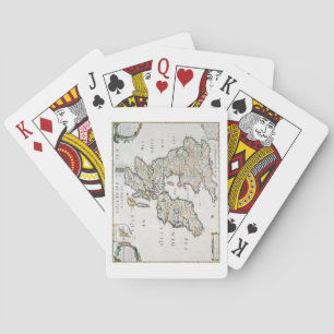 Map of Britain and Ireland, published Paris 1640 ( Poker Cards