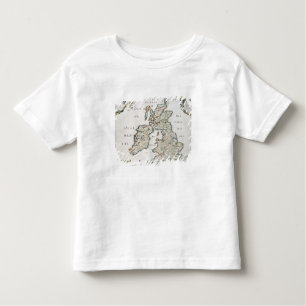 Map of Britain and Ireland, published Paris 1640 ( Toddler T-shirt