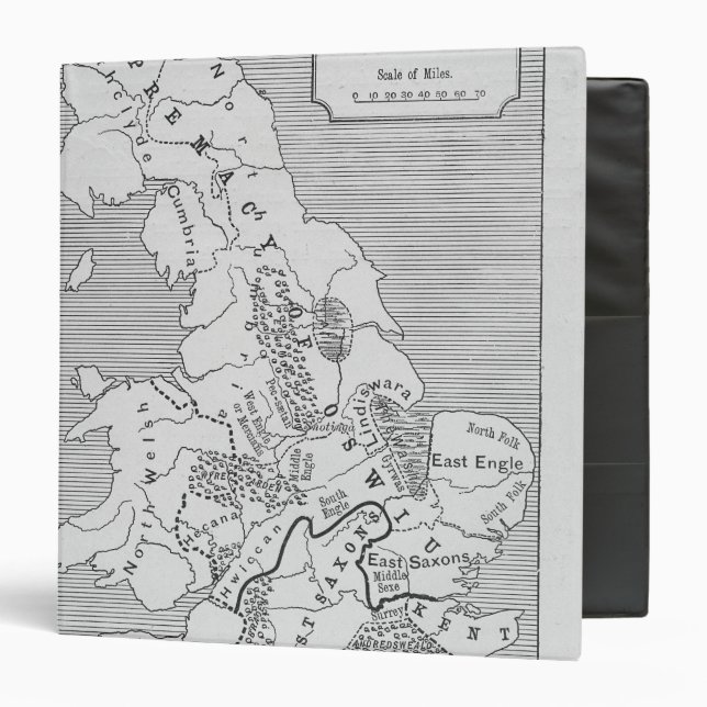 Map of Britain produced by Stanford's Binder (Front/Inside)
