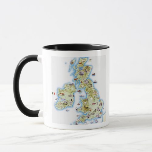 Map of British Isles Mug
