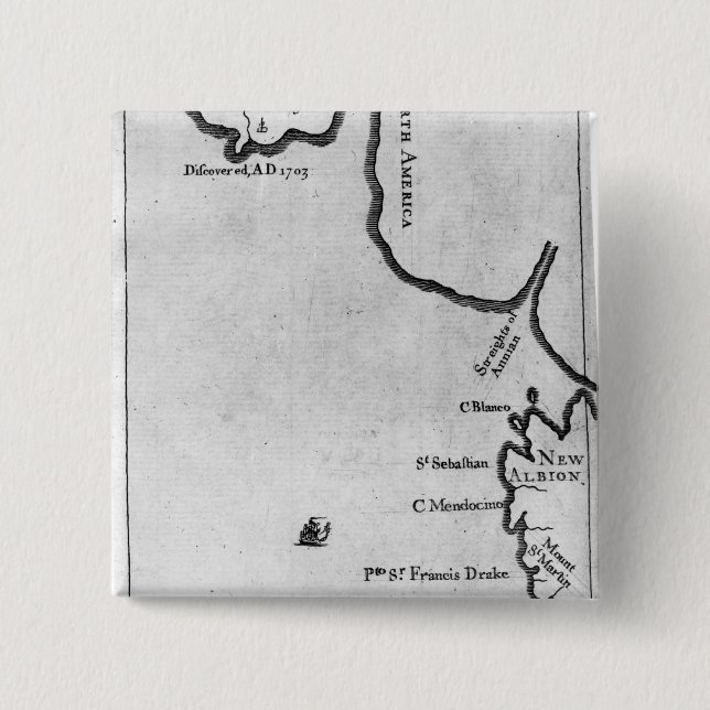 Map of Brobdingnag Button (Front)