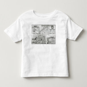 Map of Caernarvon, 1616 Toddler T-shirt