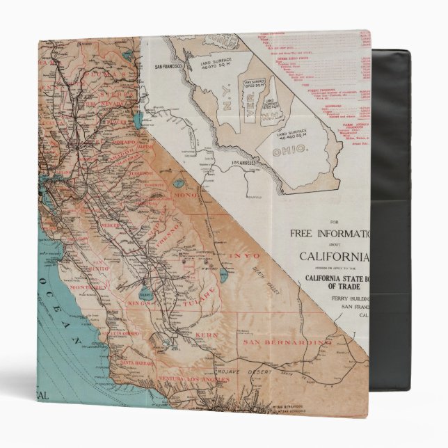 Map of California 2 Binder (Front/Inside)