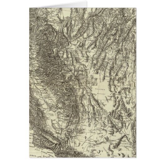 Map of California and Nevada Cards (Front)