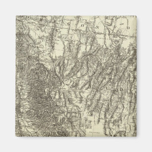 Map of California and Nevada Magnet