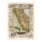 Map of California Bicycle Roads - 1895