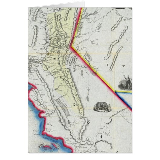 Map of California Cards (Front)