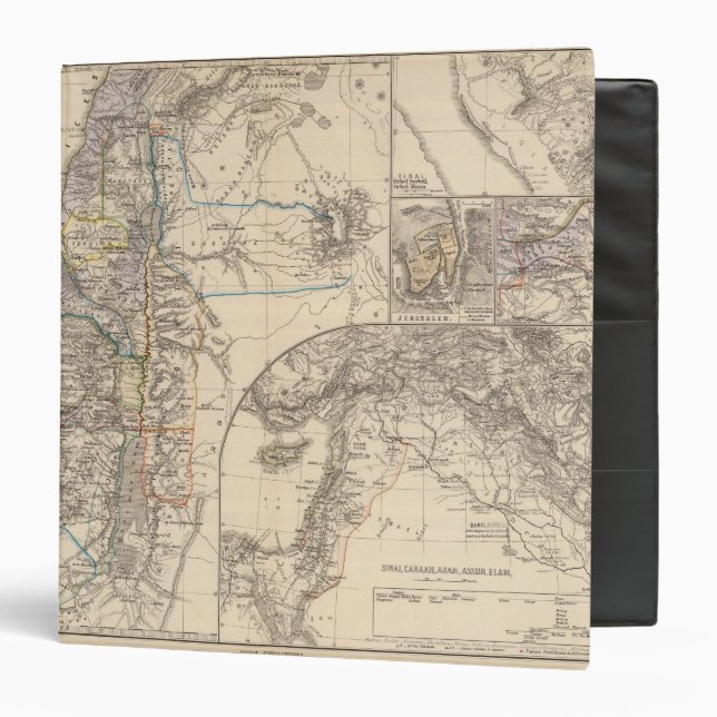 Map of Canaan 3 Ring Binder (Front/Inside)