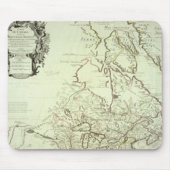 Map of Canada Mouse Pad (Front)