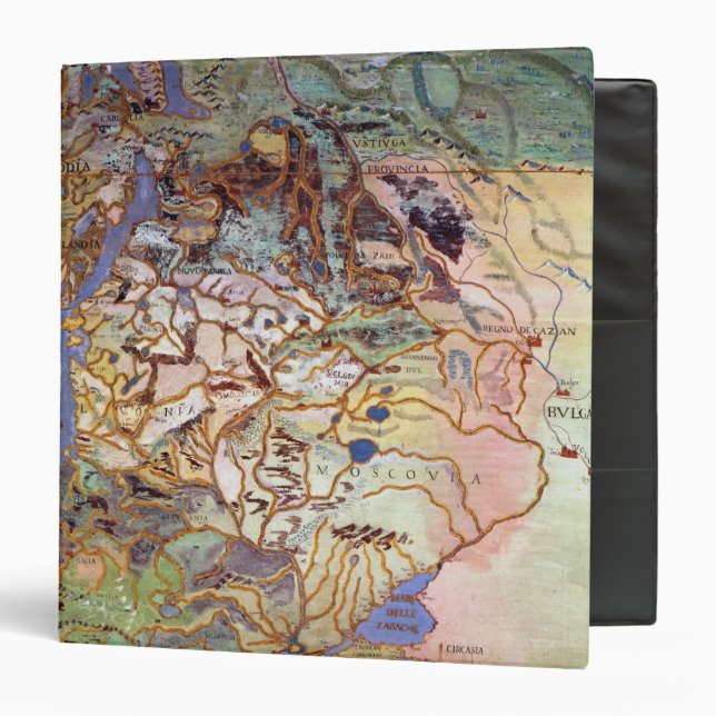 Map of Central Europe Binder (Front/Inside)